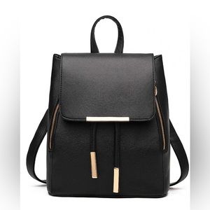 Black Backpack purse